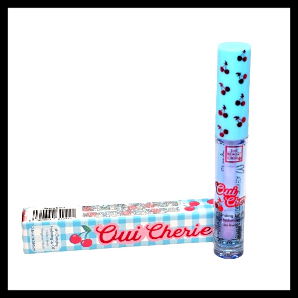 The Beauty Crop Oui Cherie Lip Oil 2.5ML New in Box Ph‎ Changing Full Size